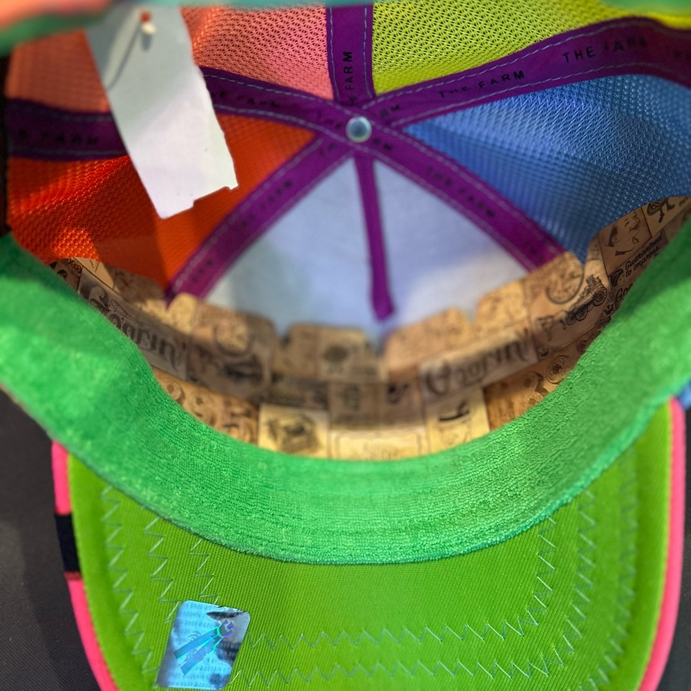 NWT neon Goorin Bros. Save the Dolphin trucker hat rare! Limited Edition - Picture 7 of 7